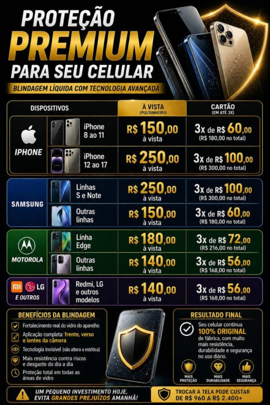 Foto 1:  — ADM Manutenção de Celulares e Acessórios 
